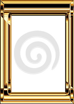 Golden frame