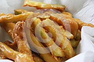 Golden fritters photo
