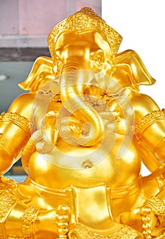 The Golden Ganesha Statue