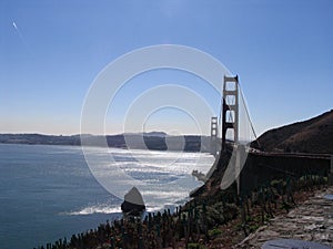 Golden Gate Bridge Backlit