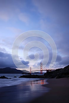 Golden Gate Bridge from Baker Beach