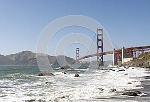 Golden Gate Bridge and Baker Beach