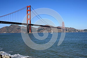 Golden Gate Bridge on a Beautiful Day