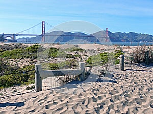 Golden Gate Bridge from Crissy Field