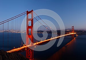 Golden Gate Bridge in the Dusk