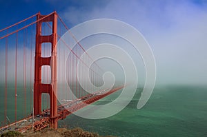 Golden Gate Bridge with Fog