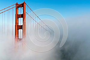 Golden Gate Bridge in Fog