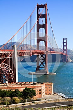 Golden Gate Bridge and Fort Point