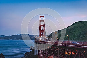 Golden Gate Bridge Landscape San Francisco
