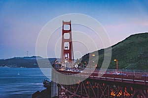 Golden Gate Bridge Landscape San Francisco