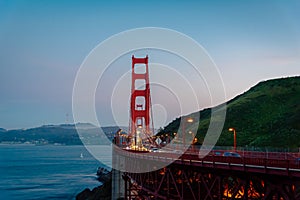 Golden Gate Bridge Landscape San Francisco