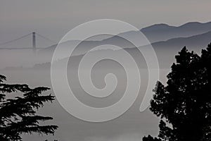 Golden Gate Bridge and Marin Headlands Landscape photo