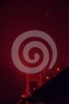 Golden Gate Bridge at night