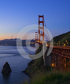 Golden Gate Bridge at Night