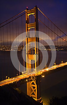 Golden Gate Bridge Night San Francisco