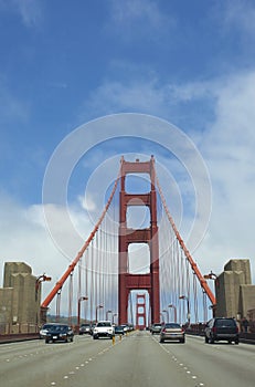 Crossing the Golden gate Bridge