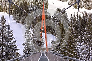 Golden Gate bridge Saalbach, Austria