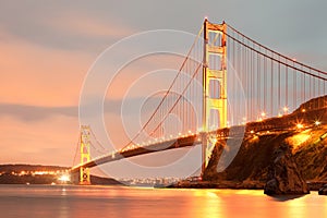 The Golden Gate Bridge in San Francisco