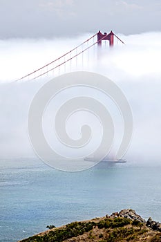 The Golden Gate Bridge in San Francisco