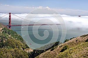 The Golden Gate Bridge in San Francisco