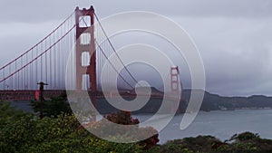 Golden gate bridge San Francisco Bay USA