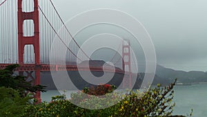 Golden gate bridge San Francisco Bay USA