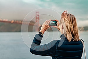 Golden gate bridge in San Francisco, California