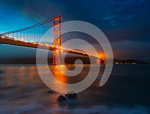 Golden gate bridge in San Francisco, California