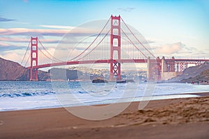 Golden gate bridge in San Francisco, California