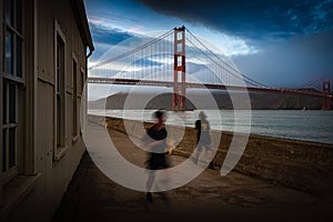 Golden gate bridge in San Francisco, California