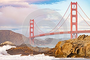 Golden gate bridge in San Francisco, California