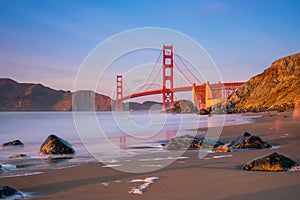 Golden Gate Bridge in San Francisco, California