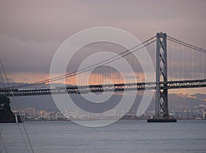 Golden Gate Bridge, San Francisco, California at sunset