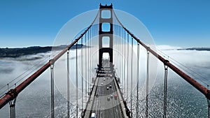 Golden Gate Bridge at San Francisco in California United States.