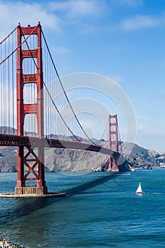 Golden Gate Bridge in San Francisco California, USA