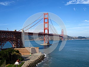 The Golden Gate bridge, San Francisco, California, USA