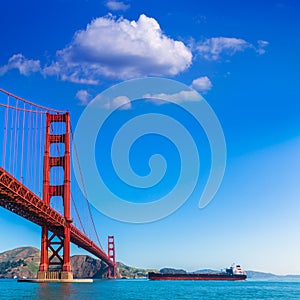 Golden Gate Bridge San Francisco from Presidio California