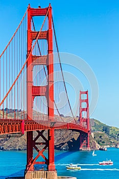 Golden Gate Bridge San Francisco from Presidio California