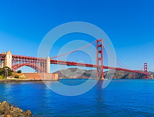 Golden Gate Bridge San Francisco from Presidio California photo