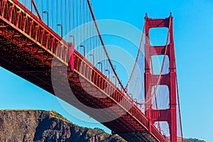 Golden Gate Bridge San Francisco from Presidio California photo