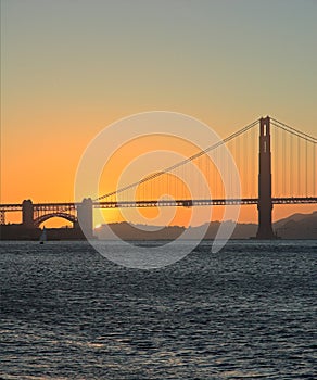 Golden Gate Bridge, San Francisco sunset