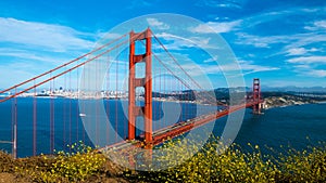 Golden Gate Bridge in San Fransisco, California photo