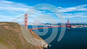 Golden Gate Bridge in San Fransisco, California photo