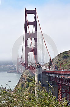 The Golden Gate Bridge seen from Sausalito