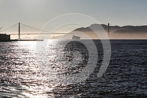 Golden Gate Bridge Silhouette