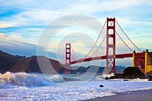 Golden Gate Bridge at Sunset