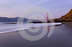 Golden Gate Bridge at Sunset