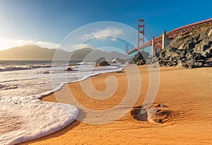 Golden Gate Bridge at Sunset