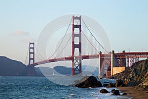 Golden Gate Bridge at Sunset, San Francisco