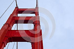 Golden Gate Bridge Tower Focus